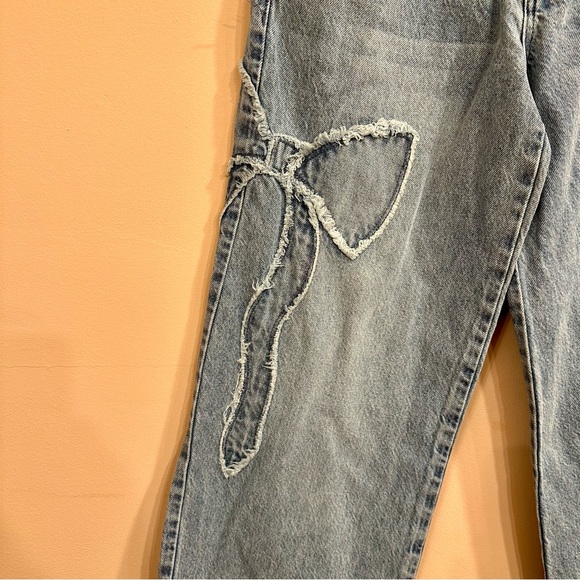 🦋PACSUN🦋 Baggy low rise Bow Jeans🦋 - Picture 7 of 14